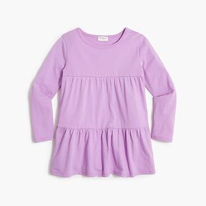 J. CREW CREWCUTS LONG SLEEVE TWIRL TUNIC TOP
